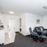 Kitchen and lounge area